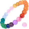 thumbnail image 1 of Pulsera natural de 7,5 pulgadas elástica de 8 mm (0,31 pulgadas) redonda - Cuentas de cuarzo curativo - Pulseras para mujeres, hombres y niñas, regalos (Unisex), 1 of 5