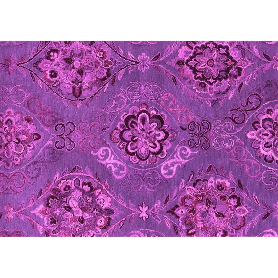 Ahgly Company Indoor Rectangle Abstract Pink Contemporary Area Rugs, 5' x 8'