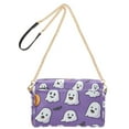 thumbnail image 2 of FORMRS Women Crossbody Purse with Chain Strap Vegan Leather Shoulder Handbag, Halloween Ghosts Purple, 2 of 7