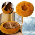 thumbnail image 6 of Round Calming Cat Bed with Plush , 15.7 Inch Washable Pet Bed for Indoor Cats & Small Dogs - Anti-Anxiety Donut Cushion with Thick Non- Base for Cozy Comfort, 6 of 6