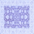 thumbnail image 1 of Ahgly Company Indoor Square Oriental Blue Traditional Area Rugs, 7' Square, 1 of 4