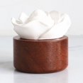 thumbnail image 2 of Jiibva Essential Oil Passive Flower Diffuser -Rose Flower Porcelain Aromatherapy Diffusers for Small Mini Room, Desk Decorative, Bathroom, 2 of 7