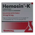 thumbnail image 1 of Hemosin K 10 mg/10 mg solución inyectable 3 pzas, 1 of 3
