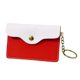 thumbnail image 1 of Jumpingount Cartera de cuero para mujer, tarjetas de crédito, llaves, bolsillo de almacenamiento, llavero escolar de viaje, monedero, monedero, regalos para Carteras Rojo Jumpingount AP012544-02, 1 of 6