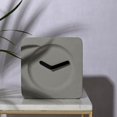 thumbnail image 2 of Interval Square Cement Mantel Clock - 18cm, 2 of 4