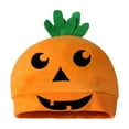 thumbnail image 5 of WIBACKER 0-24M Baby Halloween Pumpkin Costumes Unisex Newborn Infant Flannel Outfit Halloween Dress Up Romper + Hat + Socks, 5 of 15