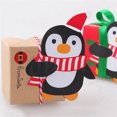 thumbnail image 5 of 500/25x Tarjetas de papel con forma de piruleta navideña, muñeco de nieve de dibujos animados, Papá Noel, paquete de dulces, regalo para niños, decoración para fiestas de Año Nuevo, 5 of 5