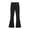 P20 Black, variant on Tfken Child Soft Comfy Pants School Daily Wear Flare Yoga Legging Pants Girls High Waist Stretch Print Kids Casual Clothes Size 9-10 Years Black