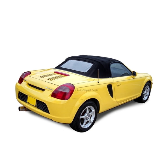 Sierra Auto Tops Convertible Top Replacement for Toyota MR2 2000-2007, Twill Vinyl, Black