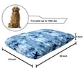 thumbnail image 2 of Seashells Pet Bed, Nautical Underwater Universe Design of All Creatures Scallop Motif Illustration, Resistant Pad for Dogs and Cats Cushion with Removable Cover, 24" x 39", Blue White, by Ambesonne, 2 of 4