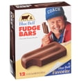thumbnail image 4 of Blue Bell Chocolate Fudge Frozen Dairy Dessert Bars, 2.5 fl oz, 12 Count, 4 of 10
