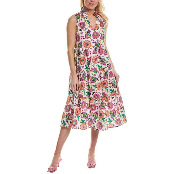 CROSBY by Mollie Burch womens Wesley Midi Dress, xs