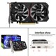 thumbnail image 3 of de Video GPU , con Ventiladores Axiales, Ventilador de Congelación de Control de Ventilador Activo de Enfriamiento, para Computadora 1 4 GB Soledad Tarjetas gráficas, 3 of 9