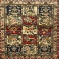 thumbnail image 1 of Ahgly Company Indoor Square Traditional Brown Persian Area Rugs, 6' Square, 1 of 6