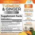 thumbnail image 3 of Turmeric Curcumin Supplement - 2200mg Curcumin Complex Per Serving - 95% Curcuminoids, Organic Ginger & BioPerine Black Pepper for Best Absorption & Joint Support, Bottled in USA - 120 Capsules, 3 of 10