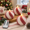 Glitter Red&White-3PCS, variant on Set Of 3mas Sphere Candy-caneless Candles - Red White Real Wax Flickering Ball Operated With Remote Candy Cane Decorations Xmas P