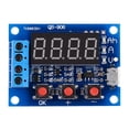 thumbnail image 1 of Medidor de batería, comprobador de batería de litio 18650 micro USB, medidor de capacidad de batería, compacto y liviano, 1 of 9