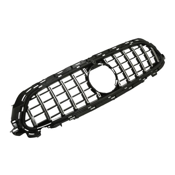 Front Grille, Sturdy Bumper Grill Wearproof Perfect Fit ABS PP For Panamericana GT Style +Black