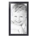 thumbnail image 2 of ArtToFrames 12" x 22" Galleria Noir Picture Frame, 12x22 inch Black MDF Poster Frame (WOM-4083),  Pack, 2 of 8