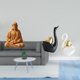thumbnail image 2 of Figuras De Cisne Del Sagrado Corazón De Jesús, Estatua Coleccionable, Regalo Para Pasillo, Dormitorio, Oficina, Escritorio, Chimenea, Mesa, Adorno, Artesanía, Decoración, 2 of 8