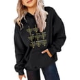 thumbnail image 2 of YUELONGHU Big Boys Sweatshirts & Hoodies 8-9 Years White Hoodie Kids Large Kids Chanukah Menorah Print Warm Hoodie, 2 of 3