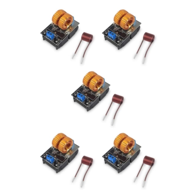 crativent Module de Chauffage à Induction Basse Tension 120W 5-12V Matériel de Machine Pilote Flyback Modules de Chauffage Pièces de Rechange DIY 5Ensemble