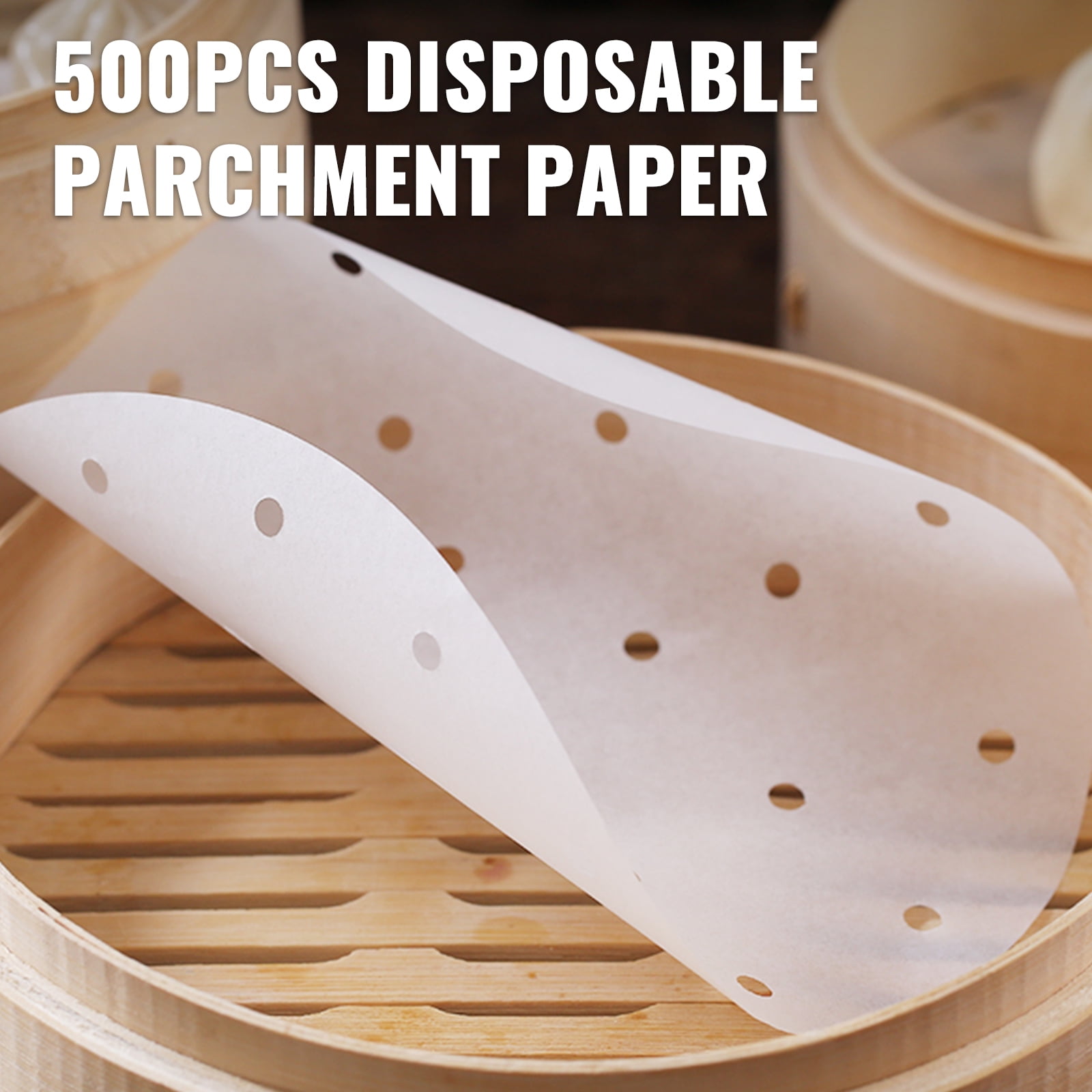 Details about   VEVOR Steam Papers Hamburger Patty Papers 4-Inch 500PCs Round Parchment Papers 