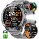 thumbnail image 1 of wonima11 EF16 Smart Watch for Men (Answer/Make Calls), 1.6" AMOLED HD Fitness Watches with LED Flashlight, 600mAh Battery/2 Straps/100+ Sports/IP68 Waterproof Smartwatch for Android iPhone Compatible, 1 of 1