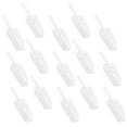 thumbnail image 2 of EeaseMX 15 palas de plástico transparente para harina, minipalas de cocina para helado, proteínas, polvos, café y té (blancas), 2 of 8