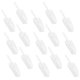 thumbnail image 2 of EeaseMX 15 palas de plástico transparente para harina, minipalas de cocina para helado, proteínas, polvos, café y té (blancas), 2 of 8