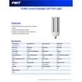 thumbnail image 6 of Feit Cylinder E26 (Medium) LED Bulb Natural Light 750 Watt Equivalence 1 pk, 6 of 6