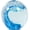 Light Blue, variant on Hand Blown Glass Ocean Wave Paperweight - 2.36" Beach Decor Ball for Home Office Desk, Nautical Bathroom Decoration & Gift for Ocean Lovers