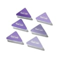 thumbnail image 1 of jifeng 6Pcs Book Page Corner Clip Useful Binder Clips for Stationery Teacher Office Violet, 1 of 9