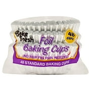 Bake Fresh Foil Baking Cups Standard Baking Cups, 48 count