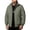 Army Green, variant on Men's Fleece Lined Bomber Jacket Diamond Full Zip Quilted Winter Warm Coat Stand Collar Windproof Outerwear with Pockets