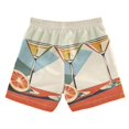 thumbnail image 7 of FORMRS Boys Swim Trunks Quick Dry Mesh Liner Boardshorts Sizes XS-XL, Beige Glasses, 7 of 7