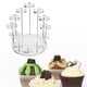 thumbnail image 4 of Soporte redondo para tartas, cupcakes, expositor de cosméticos, frutas, transparente Transparente L, 4 of 7