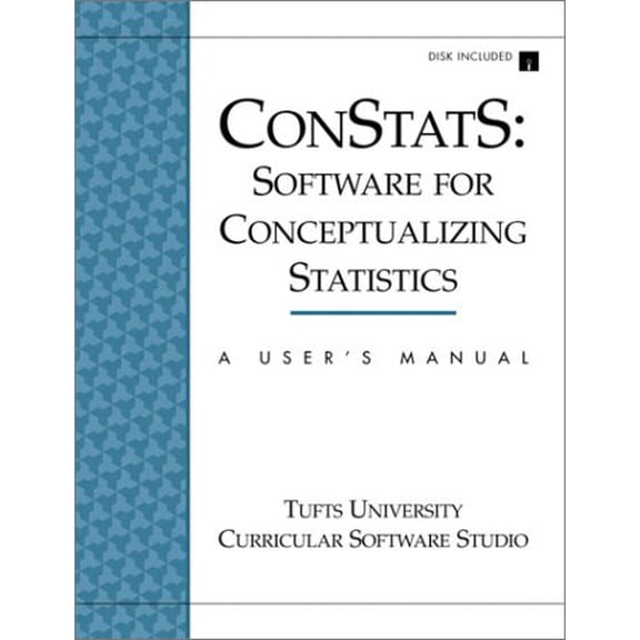 Pre-Owned Constats: Software for Conceptualizing Statistics : A User's Manual, 9780135026007, 0135026008, Paperback, Pap/Dskt edition