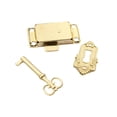 thumbnail image 3 of Cerradura de gabinete,Cerradura de gabinete Cerradura de muebles de diseño vintage Resistente,Cerradura de cajón de escritorio Cerradura decorativa de diseño antiguo,Accesorios de cierre de, 3 of 8