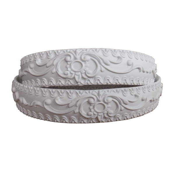 Flexible Moulding Ceiling Crown Molding Trim Veranda Vinyl Furniture Home Decor 1.4"x115" Window Wardrobe Wall no Paint