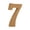 H, variant on 4 Inch Wood Numbers, Unfinished Wood Numbers for Wall Decor, Decorative Standing Number Slices, Sign Board Decoration for Craft, Home & Party Projects(6)