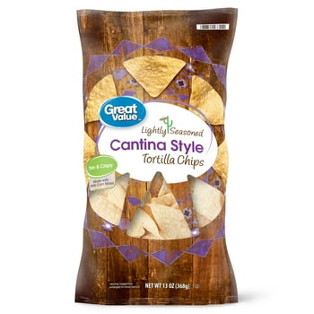 Great Value Thin & Cri Cantina Style Tortilla Chips, 13 oz