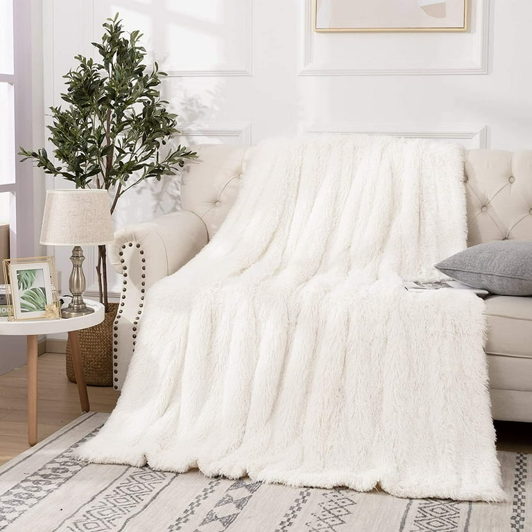 Soft Shaggy Throw Blanket Fluffy Plush Bed Throws Fuzzy