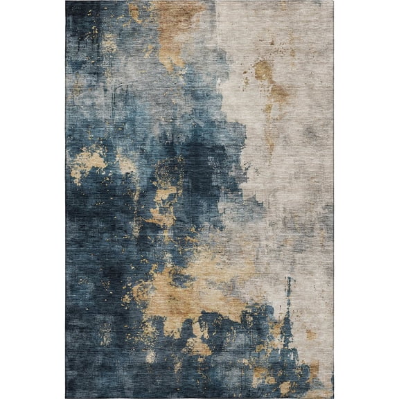 Dalyn Rugs Premium Machine Washable Mayfield AMF1072 Blue 2'6" x 3'10" Rug