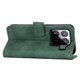 thumbnail image 4 of Funda Tipo Billetera para Xiaomi 15 Carcasa Abatible con Porta Tarjetas, Bolsillo para Efectivo, Soporte Ajustable, Cierre Magnético y Correa de Muñeca Verde, 4 of 6