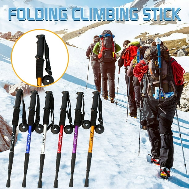 onlyliua ¡ Liquidación de Ofertas de Hoy! Paquete de Bastones de Trekking Bastones para Senderismo o Caminatas - Fuertes y Livianos
