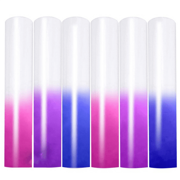 UV Color Changing Puff Vinyl Heat Transfer 3D Foaming - 6 Sheets 12x10inch
