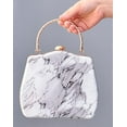 thumbnail image 7 of Kukuzhu Women Evening Bags Chic Marble Wedding Party Evening Clutch Purse Crossbody Bag, 7 of 7