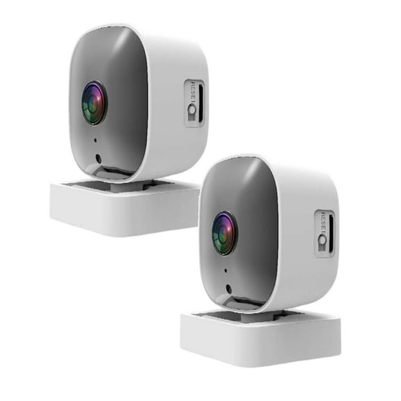 Succeedto -Clear 2K Security Camera, Window Camera for Home Security, Wi-Fi Wireless Indoor HD Cameras, Color Night Vision, 24/7 Recording & Smart Alerts, Easy Install(2PCS)