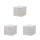 thumbnail image 1 of Caja de almacenamiento de escritorio Matsuzay ABS con cajones Organizador blanco, 1 of 6